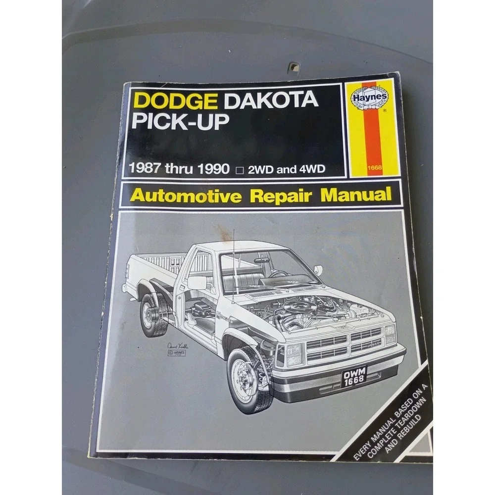 Haynes‎ Automotive Repair Manual Dodge Dakota Pickup 1987-1990